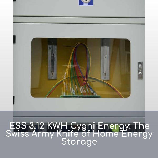 ESS 3.12 KWH Cygni Energy: The Swiss Army Knife of Home Energy Storage